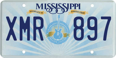 MS license plate XMR897