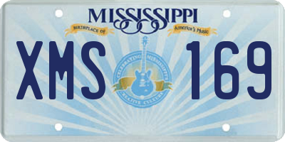 MS license plate XMS169