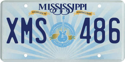 MS license plate XMS486