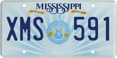 MS license plate XMS591