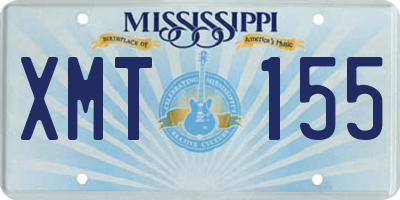 MS license plate XMT155