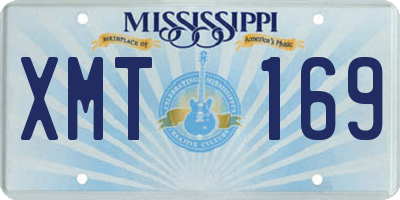 MS license plate XMT169