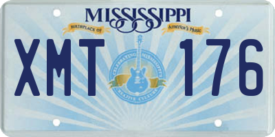 MS license plate XMT176