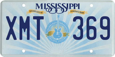 MS license plate XMT369