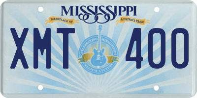 MS license plate XMT400