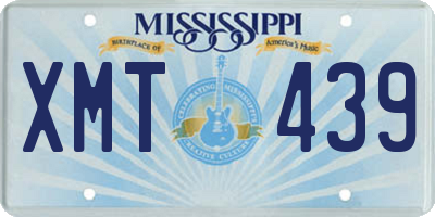 MS license plate XMT439