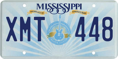 MS license plate XMT448