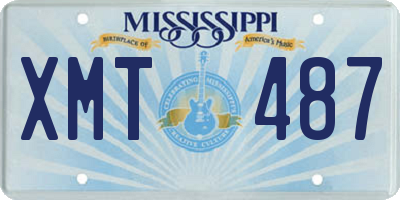 MS license plate XMT487