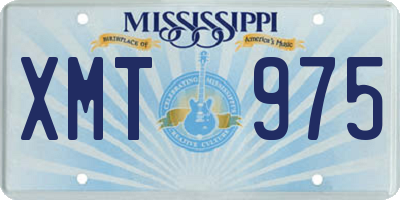 MS license plate XMT975