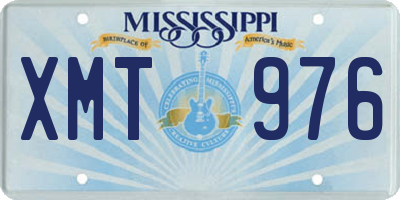 MS license plate XMT976