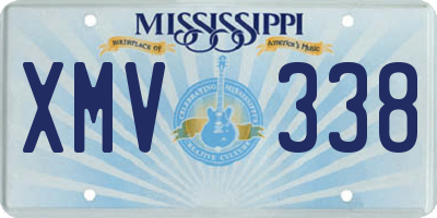 MS license plate XMV338