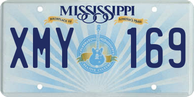 MS license plate XMY169