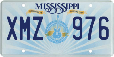 MS license plate XMZ976