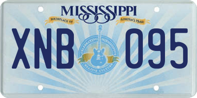 MS license plate XNB095
