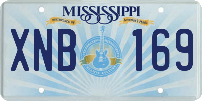 MS license plate XNB169
