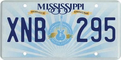 MS license plate XNB295