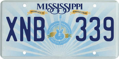 MS license plate XNB339