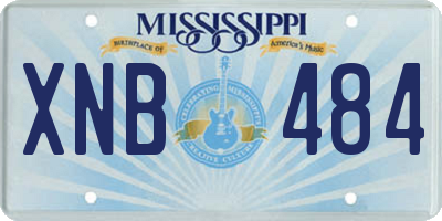 MS license plate XNB484