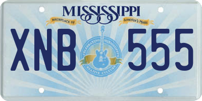 MS license plate XNB555