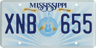 MS license plate XNB655