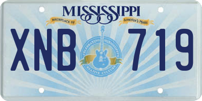 MS license plate XNB719