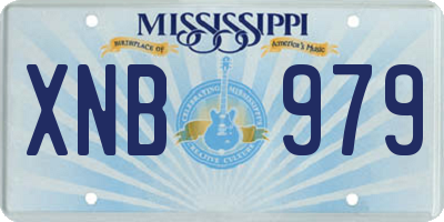 MS license plate XNB979