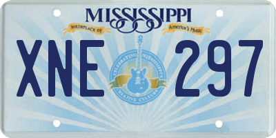 MS license plate XNE297