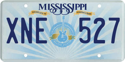 MS license plate XNE527