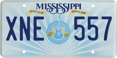 MS license plate XNE557