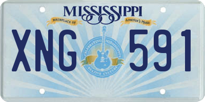 MS license plate XNG591