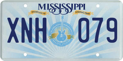 MS license plate XNH079