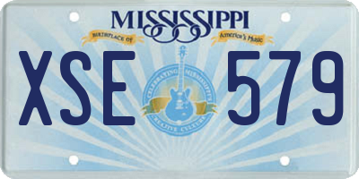 MS license plate XSE579