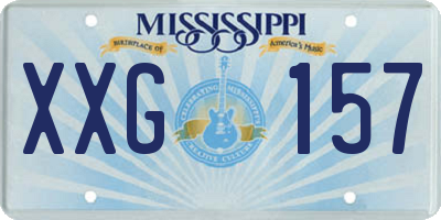 MS license plate XXG157