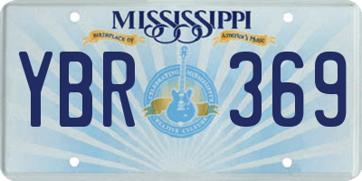 MS license plate YBR369