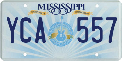 MS license plate YCA557