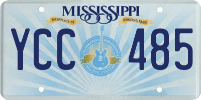 MS license plate YCC485