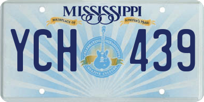 MS license plate YCH439