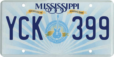 MS license plate YCK399