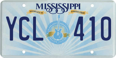MS license plate YCL410