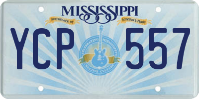 MS license plate YCP557
