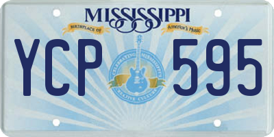 MS license plate YCP595