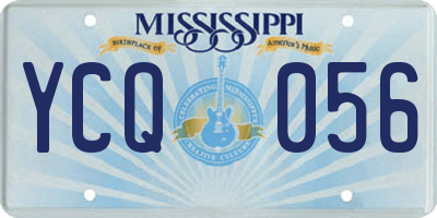 MS license plate YCQ056