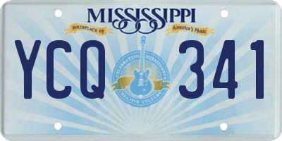 MS license plate YCQ341