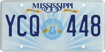 MS license plate YCQ448