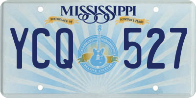 MS license plate YCQ527