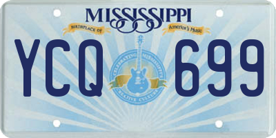 MS license plate YCQ699