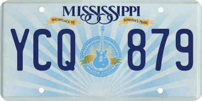 MS license plate YCQ879