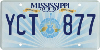 MS license plate YCT877