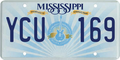 MS license plate YCU169