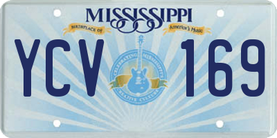 MS license plate YCV169